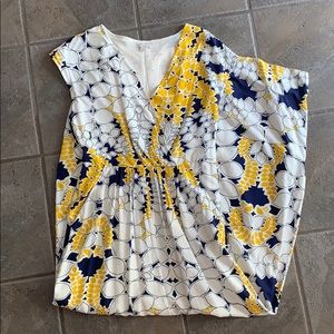 Yellow Wrap Foral Pattered Maxi Dress Gap